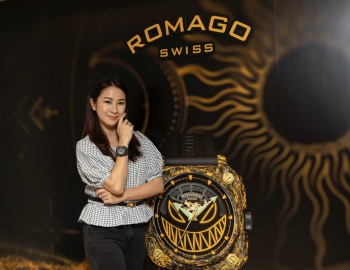 ROMAGO全球首枚18K黄金夜光碳纤腕表RM111-GD于香港东方表行旗舰店隆重发布