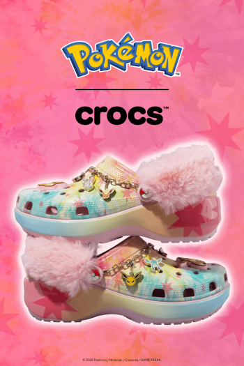 Crocs × Pokémon合作系列新品发布