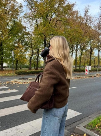 法国ins时尚博主mmequeenb 棕色系穿搭模板直接抄