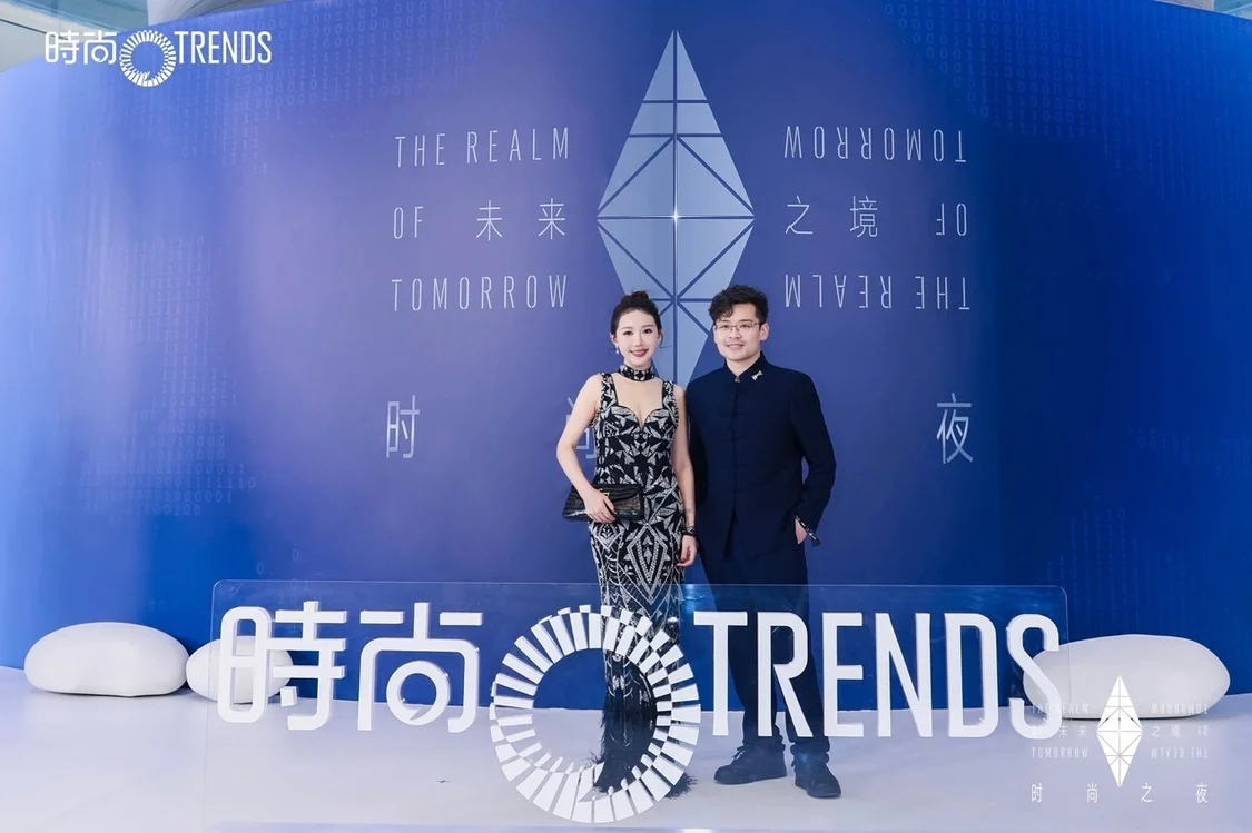 Tanya Chang品牌创始人张晓彤（左）&时尚传媒集团董事长刘畅（右）