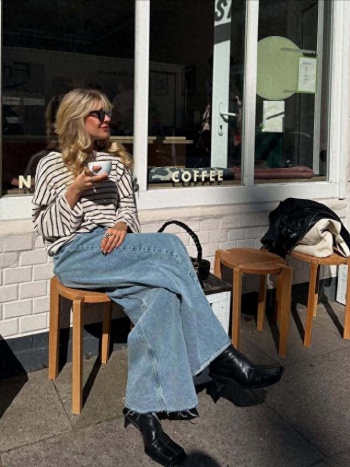 德国ins时尚博主Rebekkahassing，把极简穿得松弛又有品